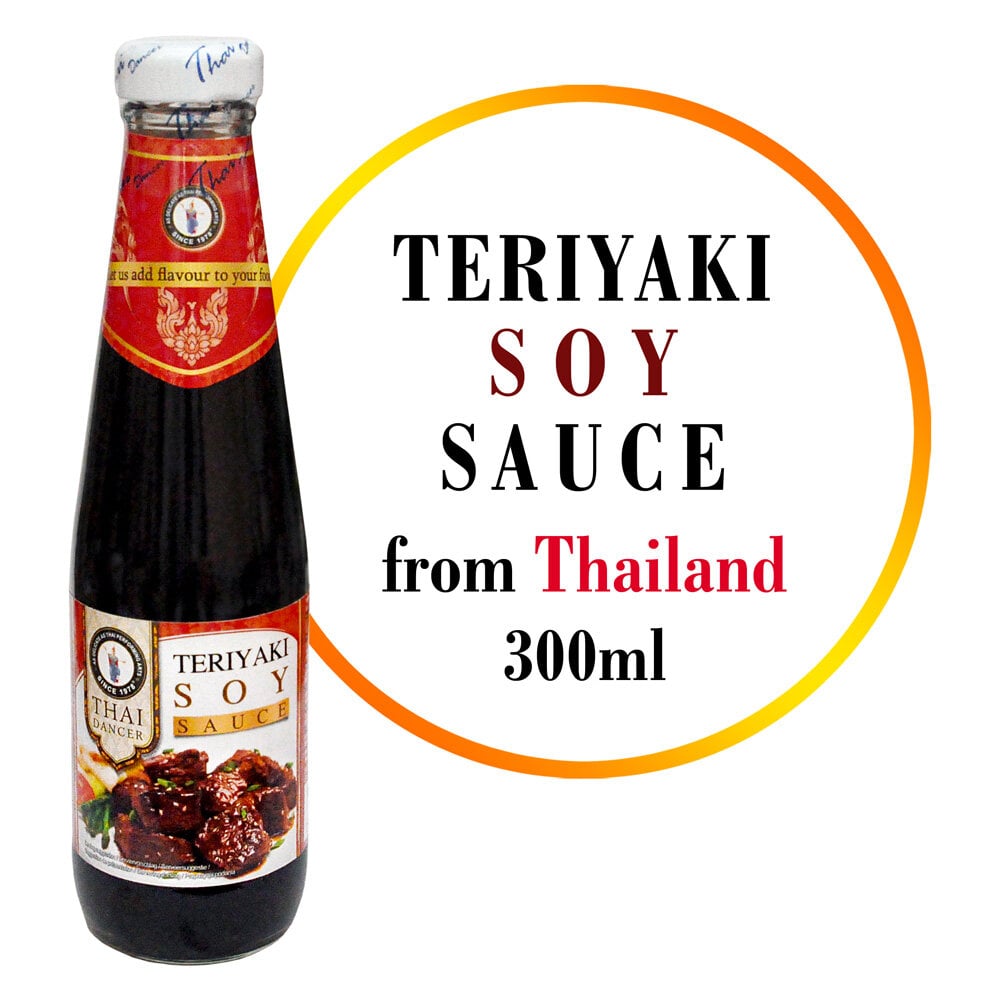 „Teriyaki“ sojos padažas, Teriyaki soy sauce, Thai Dancer, 300 ml kaina ir informacija | Padažai | pigu.lt