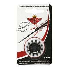 Sparnelių apsaugos Winmau Trident 180, raudonos spalvos, 12 vnt. kaina ir informacija | Smiginis | pigu.lt