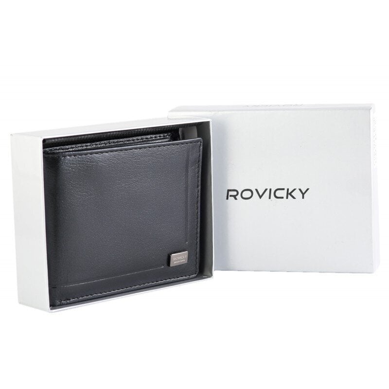 Odinė vyriška piniginė Rovicky CPR-023-BAR kaina ir informacija | Vyriškos piniginės, kortelių dėklai | pigu.lt