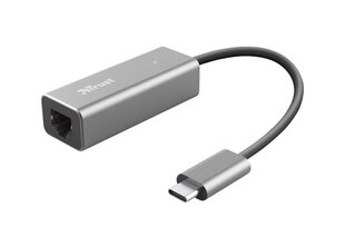 Адаптер Trust Dalyx USB-C/RJ45, 10 см цена и информация | Trust Компьютерные аксессуары | pigu.lt