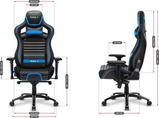 Игровое кресло HUZARO FORCE 8.2, синее цена и информация | Офисные кресла | pigu.lt