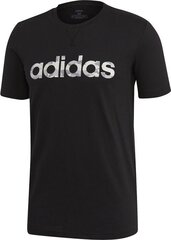 Marškinėliai vyrams Adidas T-shirt Camo Linear 755, juodi kaina ir informacija | Vyriški marškinėliai | pigu.lt