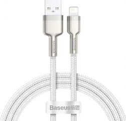 Baseus Cafule Series Kabelis USB Į Lightning 2.4A 1m Baltas CALJK-A02 kaina ir informacija | Laidai telefonams | pigu.lt