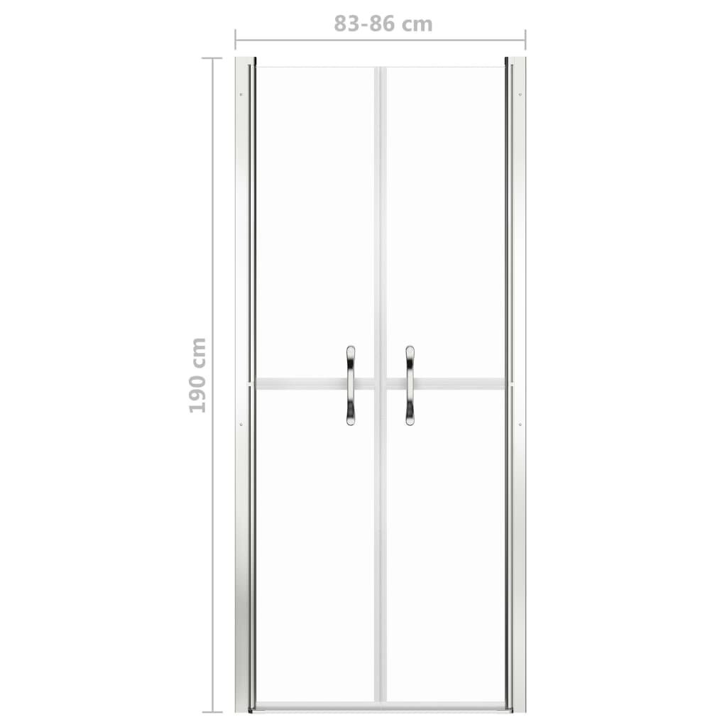 Dušo durys, skaidrios, 86x190cm, ESG цена и информация | Dušo durys ir sienelės | pigu.lt