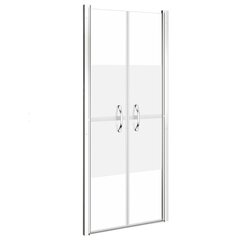 Dušo durys, pusiau matinės, 76x190cm, ESG kaina ir informacija | Dušo durys ir sienelės | pigu.lt