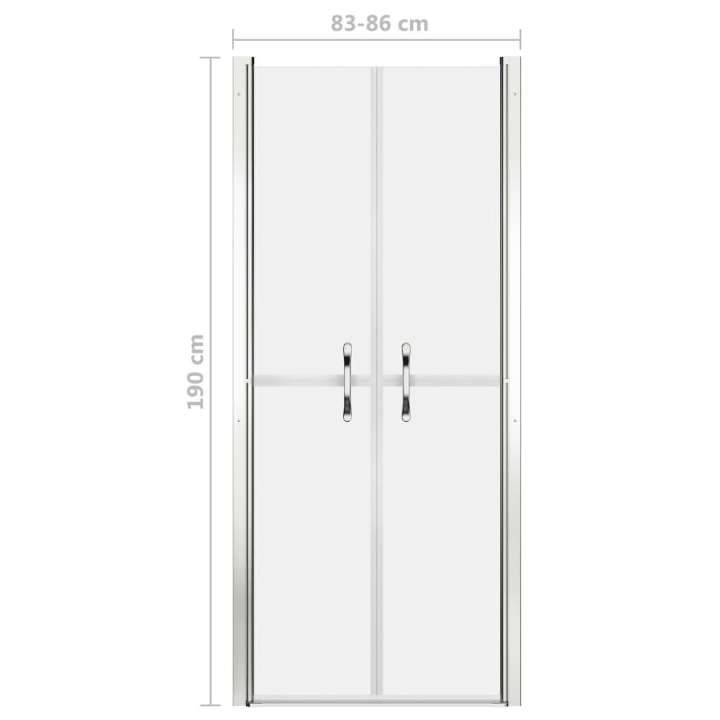 Dušo durys, matinės, 86x190cm, ESG kaina ir informacija | Dušo durys ir sienelės | pigu.lt