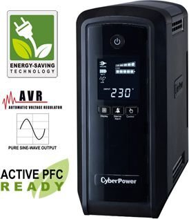 Cyber Power CP900EPFCLCD PFC kaina ir informacija | Nepertraukiamo maitinimo šaltiniai (UPS) | pigu.lt