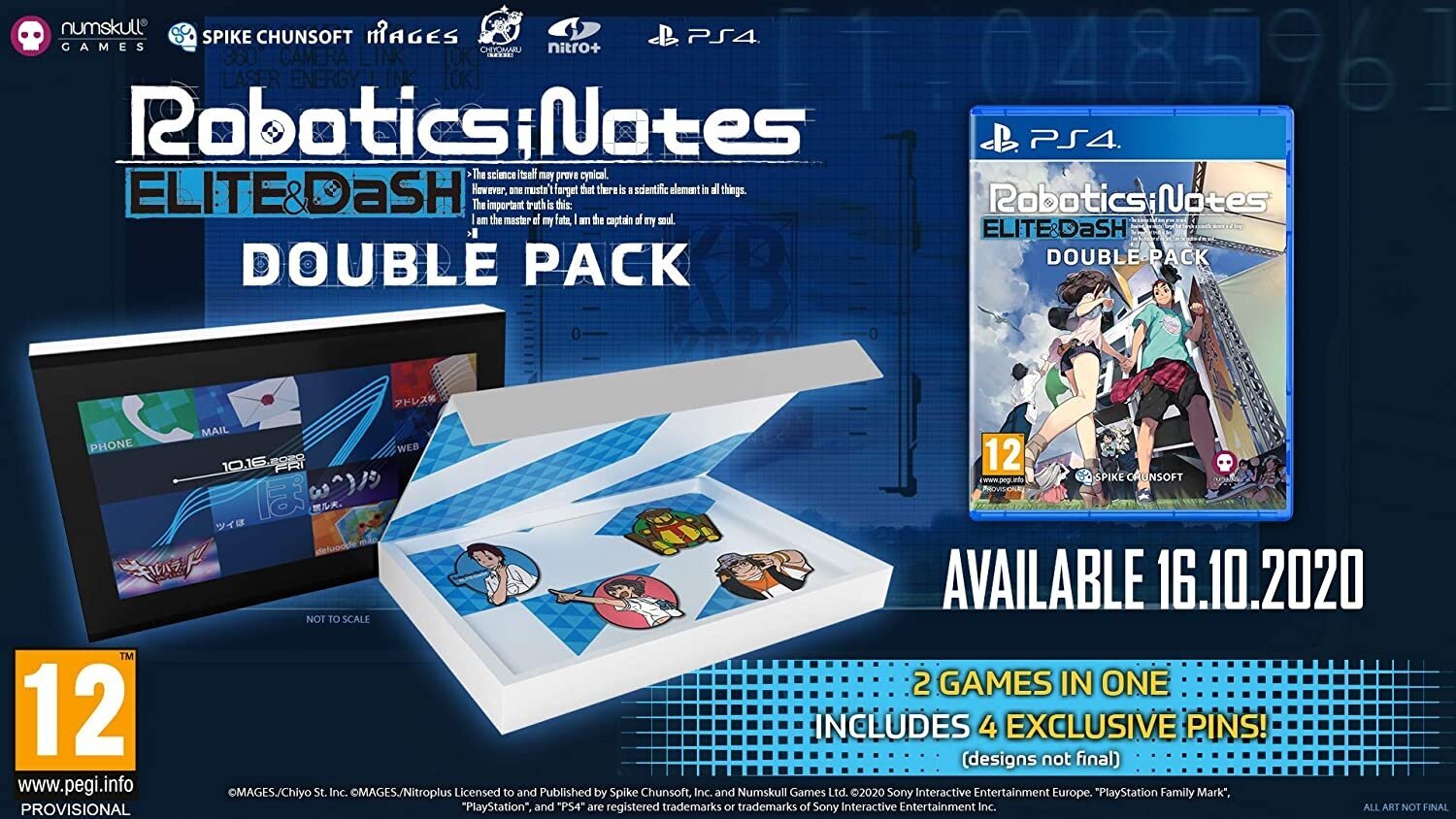 PS4 Robotics; Notes Double Pack Badge Edition цена и информация | Kompiuteriniai žaidimai | pigu.lt