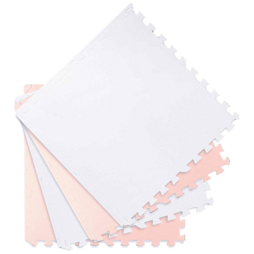 Minkštas kilimėlis-dėlionė Ricokids, 4 d., rožinis kaina ir informacija | Lavinimo kilimėliai | pigu.lt