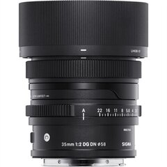 Современный объектив для L-байонета Sigma 35 мм f/2.0 DG DN цена и информация | Объективы | pigu.lt