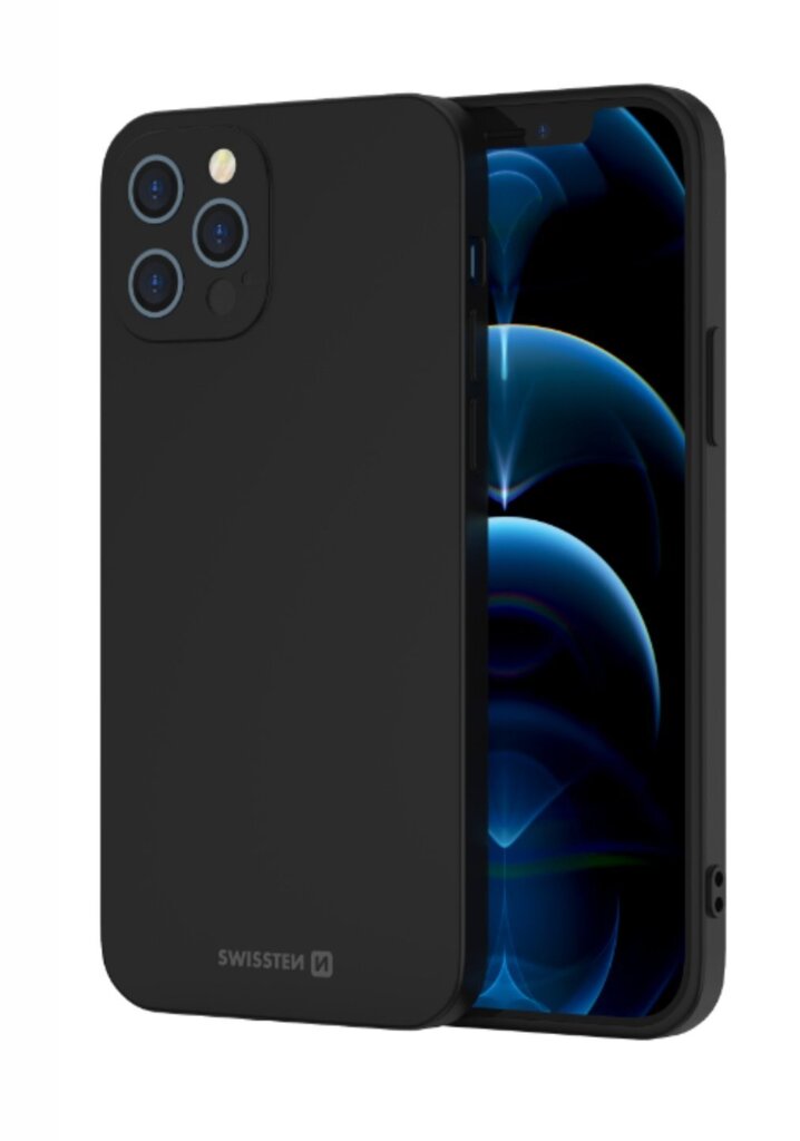 Swissten Soft Joy Silicone Case for Samsung Galaxy M51 Black kaina ir informacija | Telefono dėklai | pigu.lt