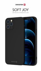 Swissten Soft Joy Silicone Case for Huawei P40 Lite Black kaina ir informacija | Telefono dėklai | pigu.lt