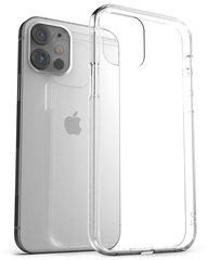 Cиликоновый чехол для телефона iPhone 12 Pro Max, прозрачный цена и информация | Чехлы для телефонов | pigu.lt