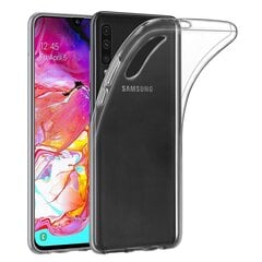 Telefono dėklas skirtas Samsung Galaxy A70 / A70s, skaidrus kaina ir informacija | Telefono dėklai | pigu.lt