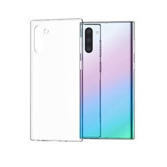 Telefono dėklas skirtas Samsung Galaxy Note 10, skaidrus kaina ir informacija | Telefono dėklai | pigu.lt