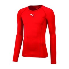 Puma marškinėliai berniukams LIGA Baselayer Tee LS JR, 655921-01 kaina ir informacija | Marškinėliai berniukams | pigu.lt