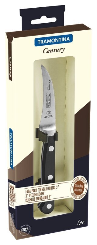 Tramontina Century lupimo peilis 3'' цена и информация | Peiliai ir jų priedai | pigu.lt