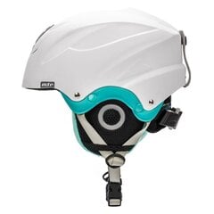 Лыжный шлем Meteor Lumi, белый цена и информация | Горнолыжные шлемы | pigu.lt