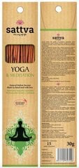 Smilkalų lazdelės Sattva Ayurveda Yoga Meditation, 15 vnt kaina ir informacija | Namų kvapai | pigu.lt