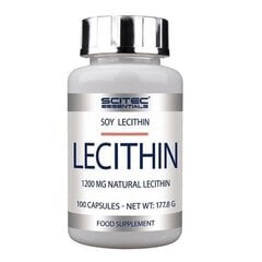 Lecithin, 100 капс. цена и информация | Витамины, пищевые добавки, препараты для хорошего самочувствия | pigu.lt