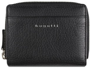 Женская  кожаный кошелек Bugatti Linda  черный  49367801 цена и информация | Женские кошельки, держатели для карточек | pigu.lt