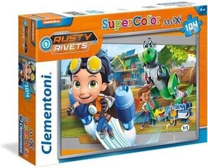 Dėlionė Nickelodeon Rusty Rivets maxi, 104 detalės kaina ir informacija | Dėlionės (puzzle) | pigu.lt