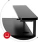 Žaidimų stalas Huzaro Hero 5.0 Black, juodas kaina ir informacija | Kompiuteriniai, rašomieji stalai | pigu.lt