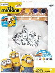 Porcelianinė lėkštė su dažais Pakalikai (Minions) kaina ir informacija | Minions (Pakalikai) Vaikams ir kūdikiams | pigu.lt