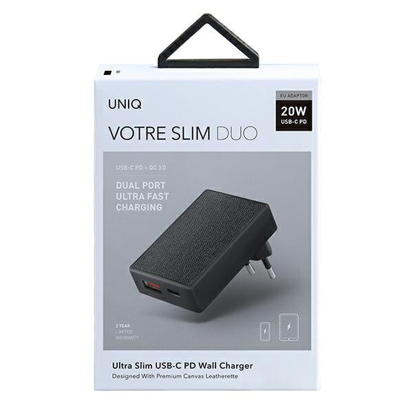 Uniq UNIQ359BLK kaina ir informacija | Krovikliai telefonams | pigu.lt