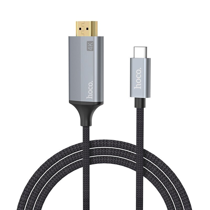 Laidas HDMI / TYPE C 1,8M цена и информация | Kabeliai ir laidai | pigu.lt