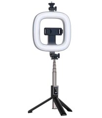 Asmenukių trikojis Hallo Vlogging Selfie P40D1, su LED lempa ir nuotolinio valdymo pultu kaina ir informacija | Asmenukių lazdos (selfie sticks) | pigu.lt