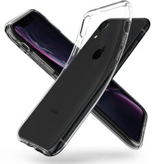 Telefono dėklas Hallo Ultra Back Case, skirtas Apple iPhone XR, 1 mm, skaidrus kaina ir informacija | Telefono dėklai | pigu.lt