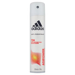 Антиперспирант Adidas AdiPower для мужчин, 250 мл цена и информация | Дезодоранты | pigu.lt
