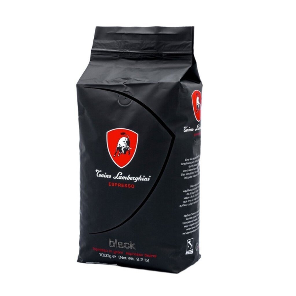 Lamborghini Espresso Black Kavos pupelės, 1 kg цена и информация | Kava, kakava | pigu.lt