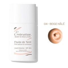 Основа для макияжа EMBRYOLISSE Liquid Foundation 04 Warm Beige, 30мл цена и информация | Пудры, базы под макияж | pigu.lt