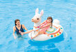 Pripučiamas plaustas Intex Cute Lama Ride-On, 135x94x112 cm цена и информация | Pripučiamos ir paplūdimio prekės | pigu.lt