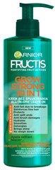 Nenuplaunamas plaukų kremas Garnier Fructis Grow Strong 10-in1, 400ml kaina ir informacija | Priemonės plaukų stiprinimui | pigu.lt