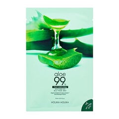 Raminamoji lakštinė veido kaukė Holika Holika Aloe 99% 23 ml kaina ir informacija | Veido kaukės, paakių kaukės | pigu.lt