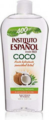 Drėkinamasis kūno aliejus Instituto Español Moisturising Oil Coco, 400 ml kaina ir informacija | Kūno kremai, losjonai | pigu.lt