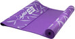 Jogos kilimėlis EB Fit PVC 173x61x0,5 cm, violetinis kaina ir informacija | Kilimėliai sportui | pigu.lt