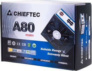 Chieftec A80 CTG-650C kaina ir informacija | Maitinimo šaltiniai (PSU) | pigu.lt