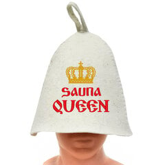 Банная шапка с надписью SAUNA QUEEN цена и информация | Аксессуары для сауны и бани | pigu.lt