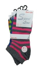 Kojinės moterims Sport Line 4076, 4 poros kaina ir informacija | Moteriškos kojinės | pigu.lt