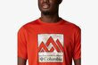 Marškinėliai vyrams Columbia Zero Rules S S Graphic Shirt 1533291846, raudoni цена и информация | Vyriški marškinėliai | pigu.lt