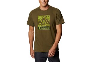 Мужская футболка Columbia M Rapid Ridge Graphic Tee 1888813327, зеленая цена и информация | Мужские футболки | pigu.lt