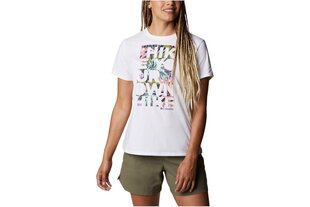 Женская футболка Columbia Sun Trek W Graphic Tee 1931753103, белая цена и информация | Футболка женская | pigu.lt