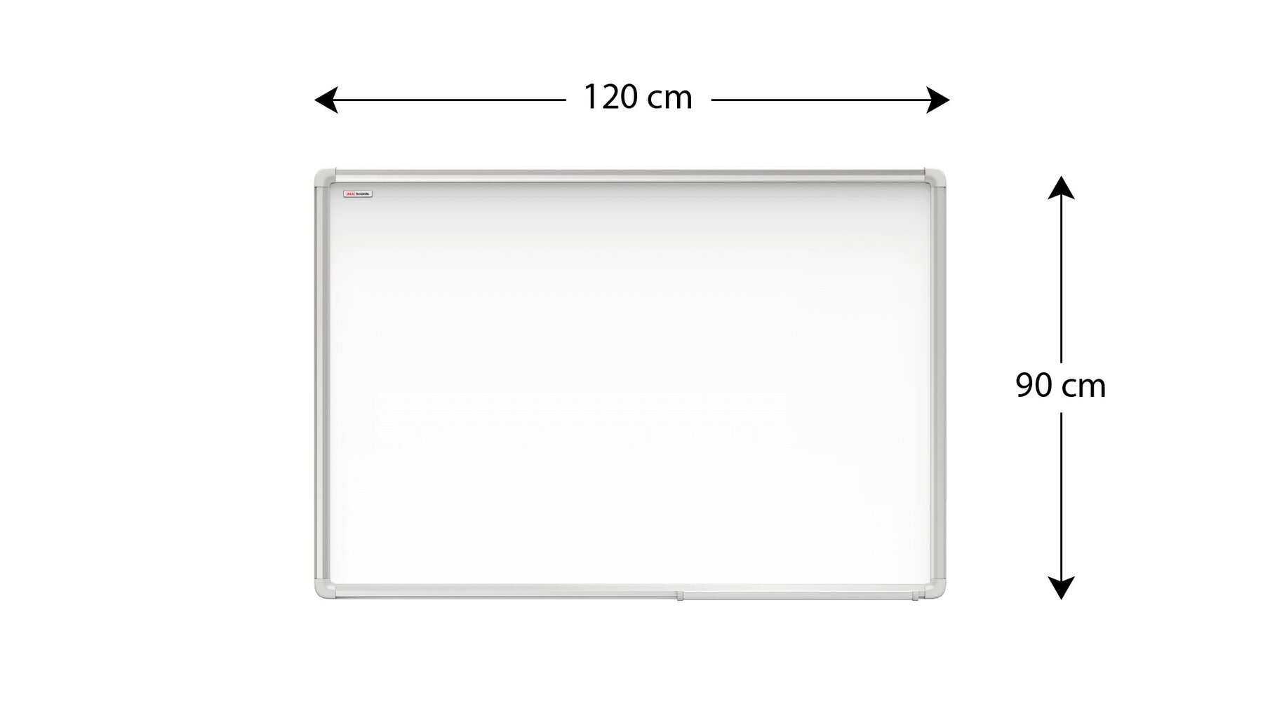 Magnetinė lenta Allborads, 120x90 cm kaina ir informacija | Kanceliarinės prekės | pigu.lt