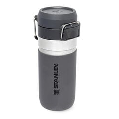 Stanley termo butelis The Quick Flip Water Bottle Go, 0.47 l, pilkas kaina ir informacija | Termosai, termopuodeliai | pigu.lt