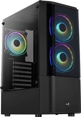 Aerocool Quantum v2 TG ATX kaina ir informacija | Korpusai | pigu.lt