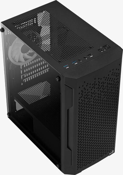 Aerocool Trinity Mini-G-BK-v2 kaina ir informacija | Korpusai | pigu.lt